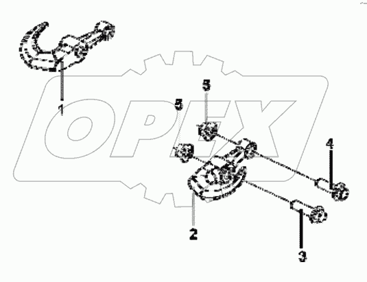  2806A-T0100 Front tow hook group
