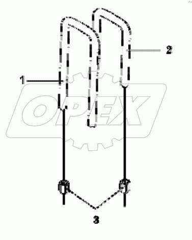  2901B3-ZB6 U bolt subassembly