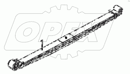  2912A3-ZB6 Front plate spring subassembly