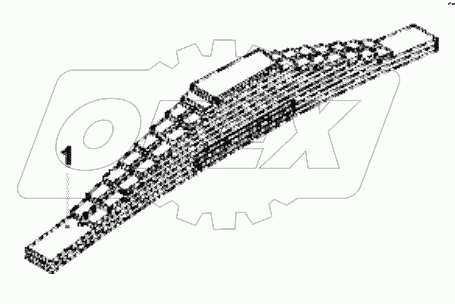  2913A3-ZB8A Rear plate spring group