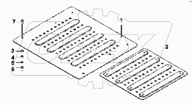  2701B-T0400 Working stand group