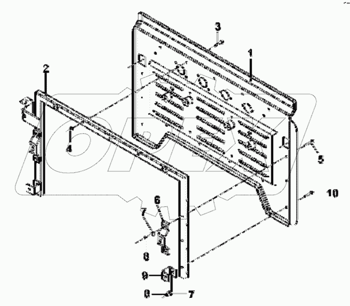  2701C-T0800 Trailer valve bracket group