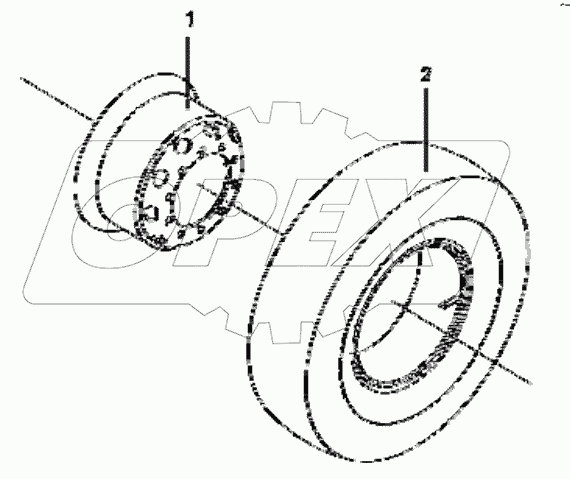  3101A-T0401 Wheel assembly group