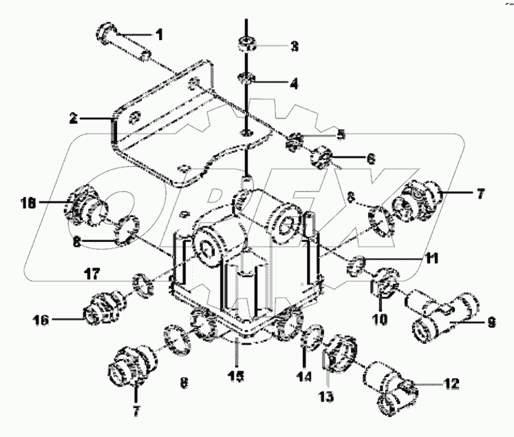  3527B-ZB700 Differential valve group