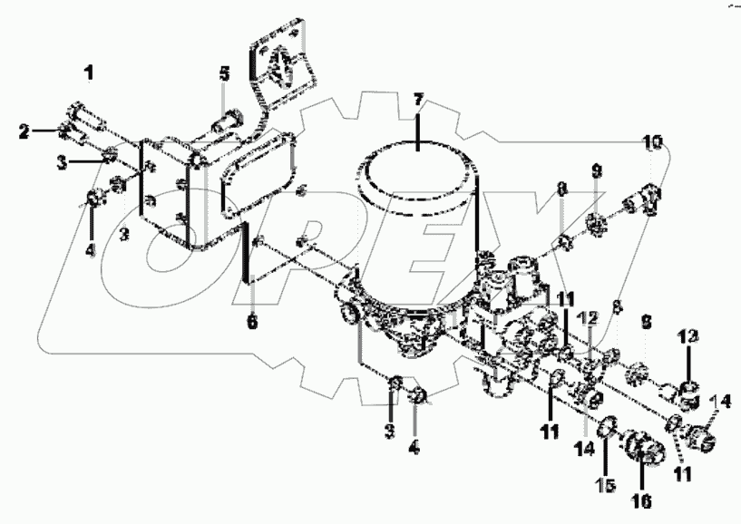  3543A-T0402 Air dryer group