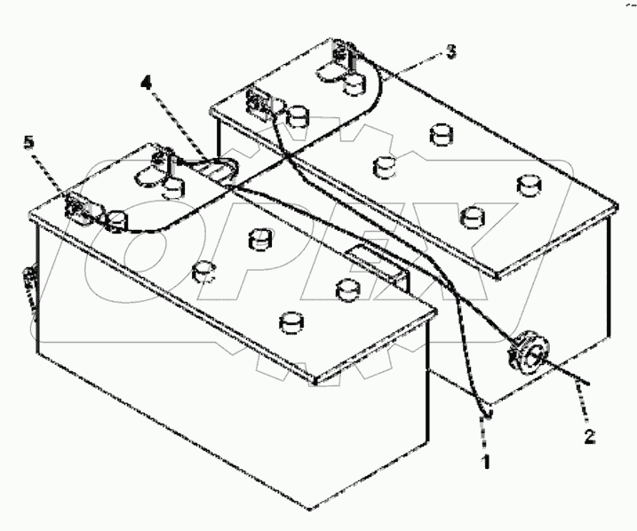  3724B-T0400 Power supply line group