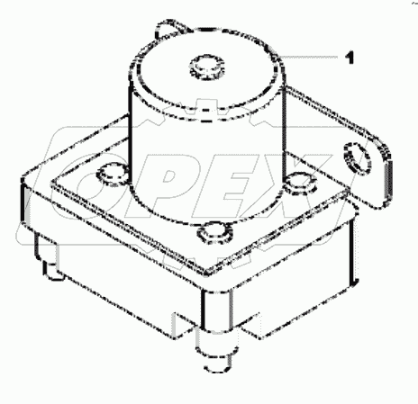  3735C-T2201 Intake preheating relay group