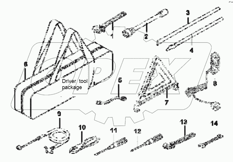 3919B-T0500 Driver tool package group