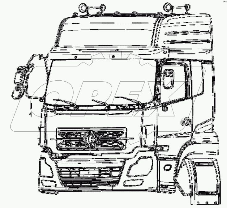  5000012-C0326-03 Steering room assembly