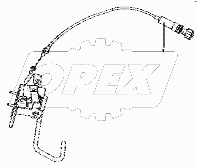  1108J-C0101 Idling throttle controller assembly