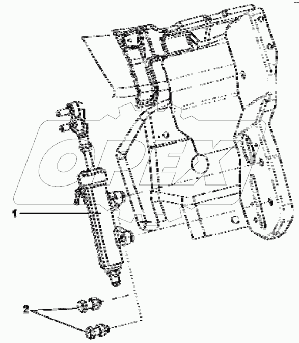  1604A-C0100 Clutch master cylinder group