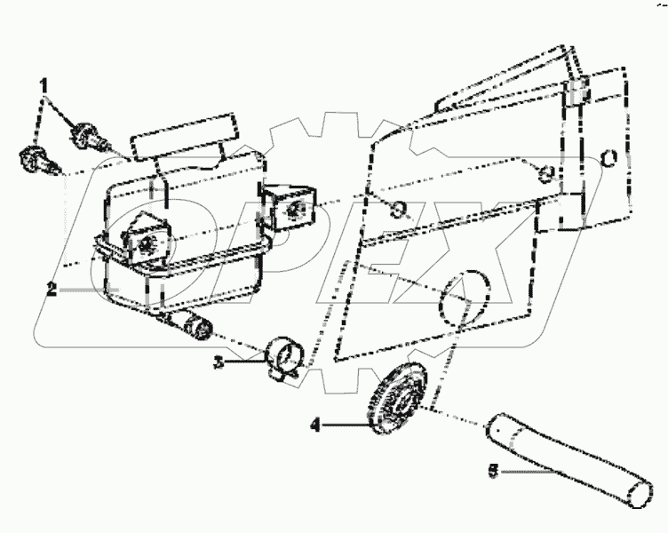  1606A-C0100 Oil tank group