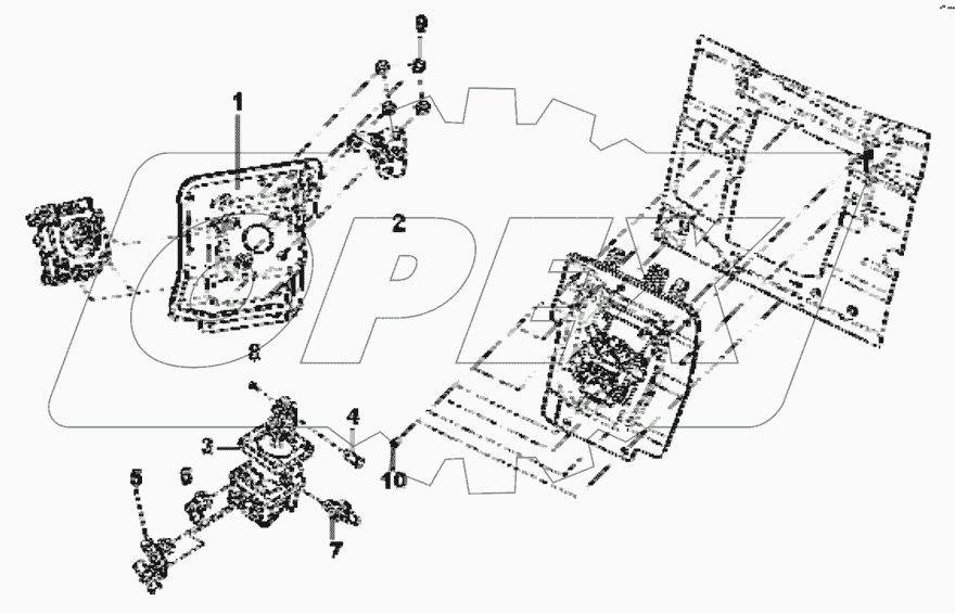  3514A-C0100 Air brake valve group