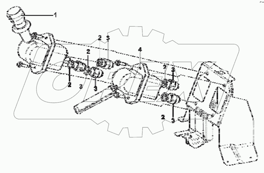  3517A-C0101 Hand brake valve group