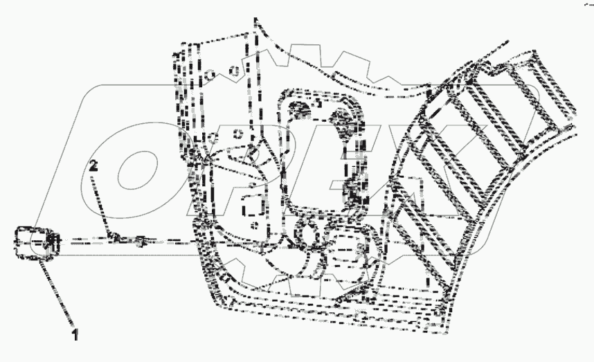  3714D-C0100 Step lamp group