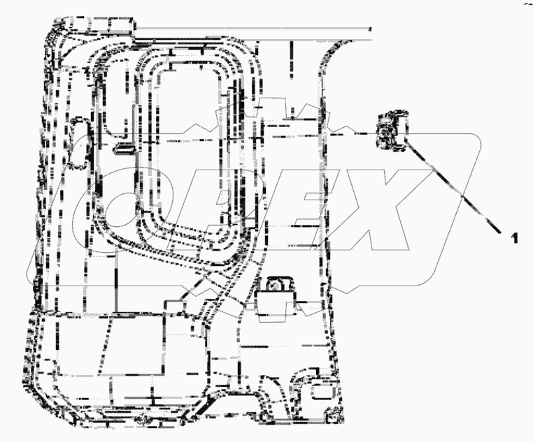  3714G-C0301 Sleeper reading lamp group
