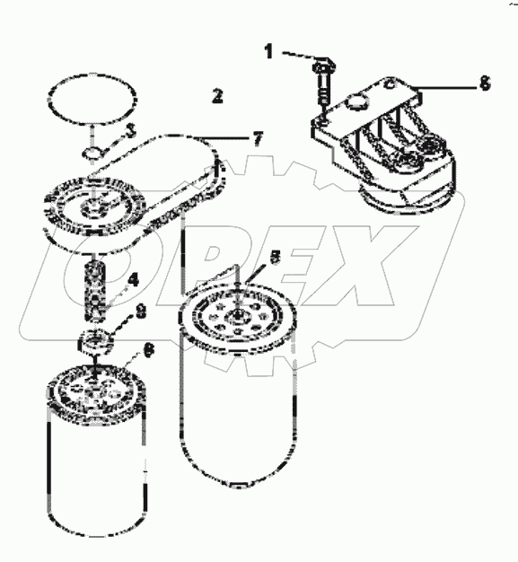  FF9688 Fuel strainer group