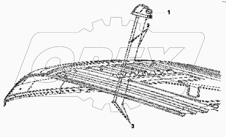  3731A-C0100 Front clearance lamp group