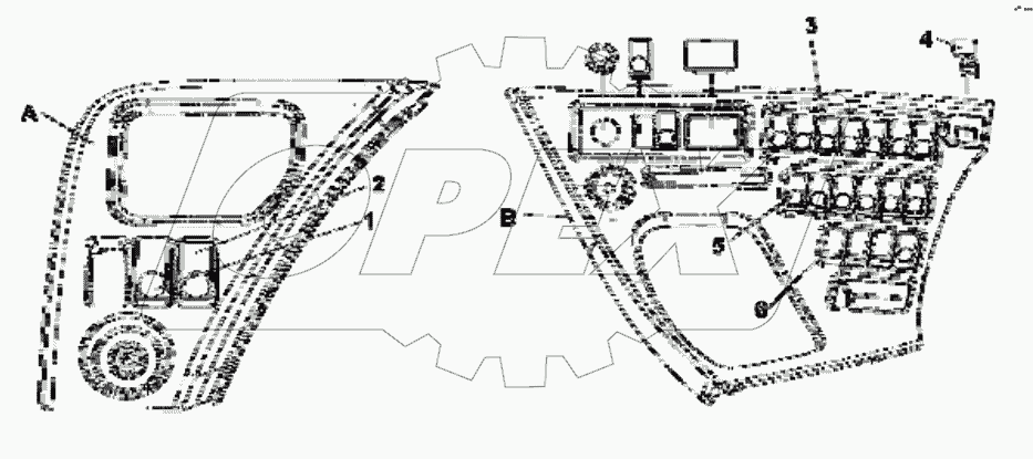  3750A-C0100 Rocker switch group