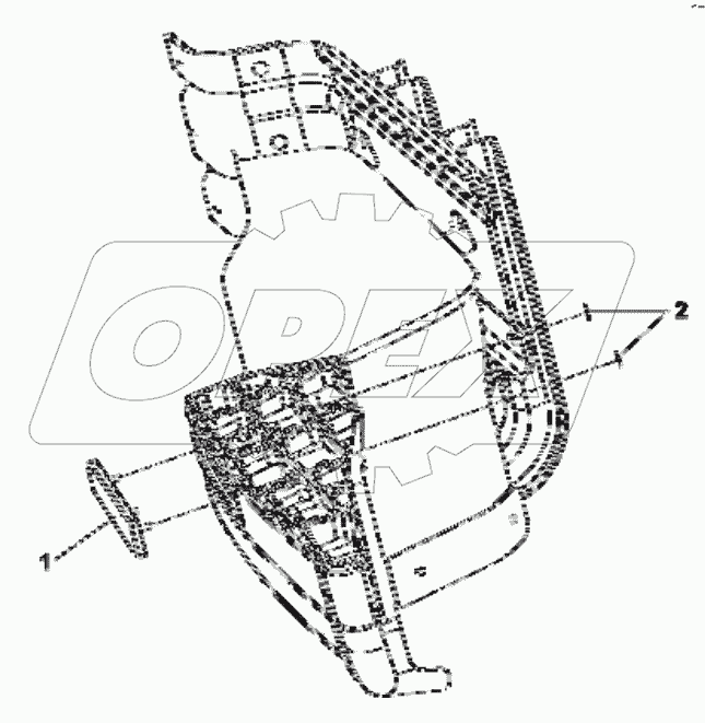  3763A-C0100 Reflector group