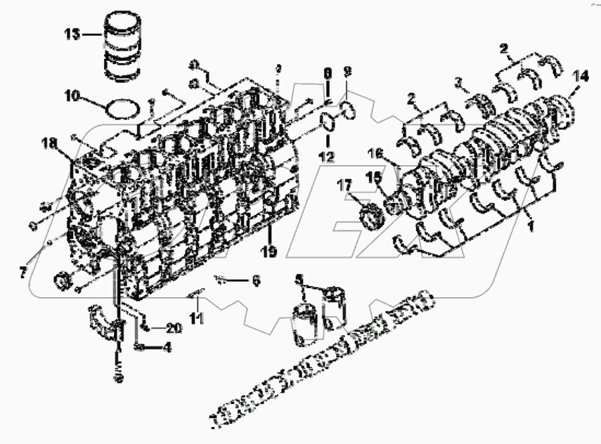  BB8171 Cylinder body group