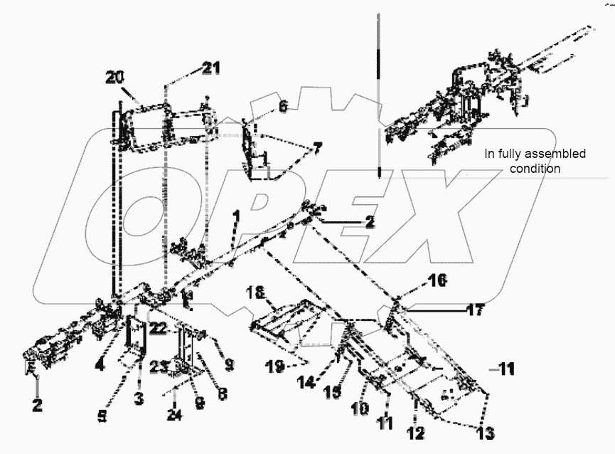  5305A-C0101 Meter frame group