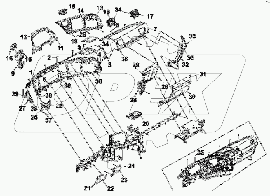 5305B-C0102 Meter board group