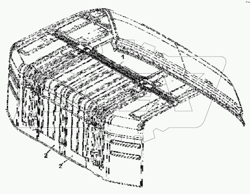  5710B-C0300 Roof sound insulation group