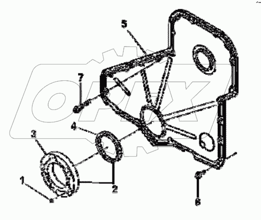  GG9806 Gear compartment cover group