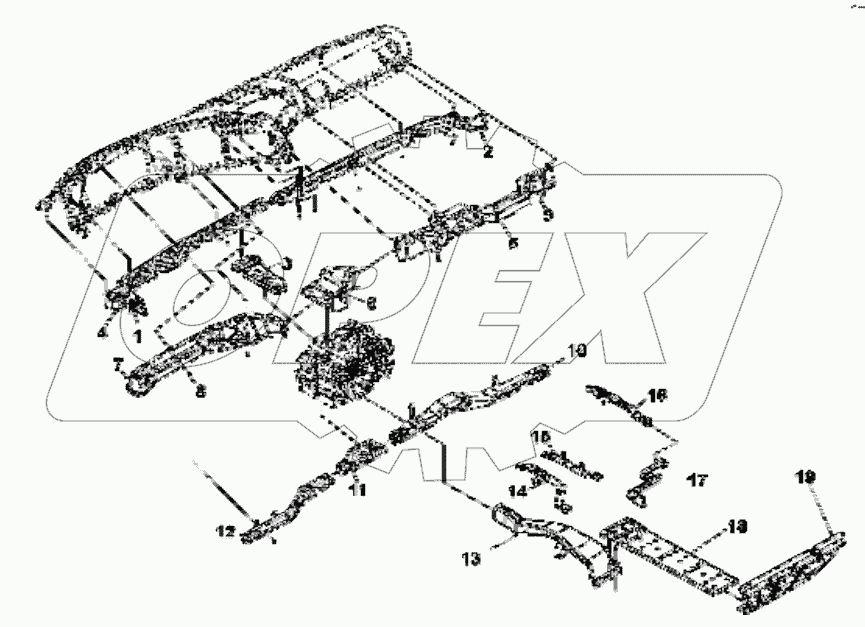  8102A-C0200 Heater wind pipe group
