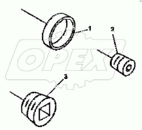  HC9046 Heater mounting piece group