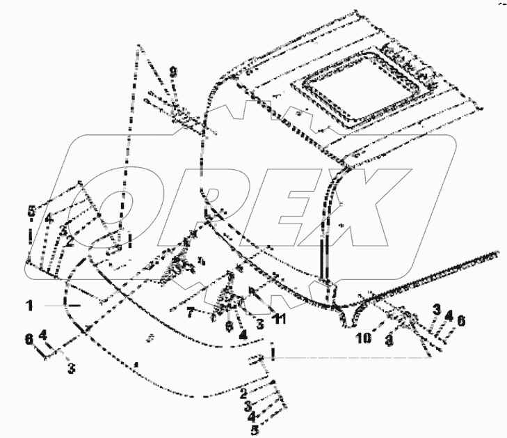  8204B-C0300 Sun shade group