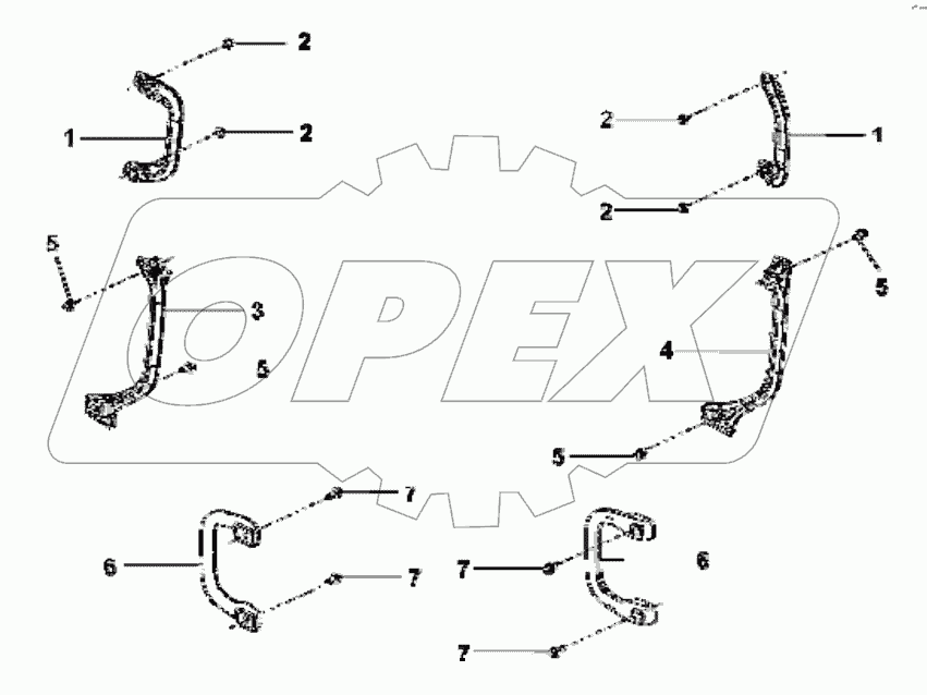  8211B-C0100 Interior armrest group