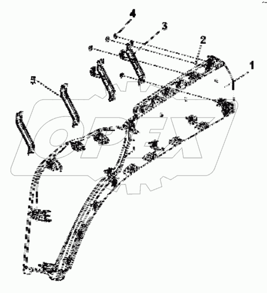  8403G-C0200 Left wheel casing group