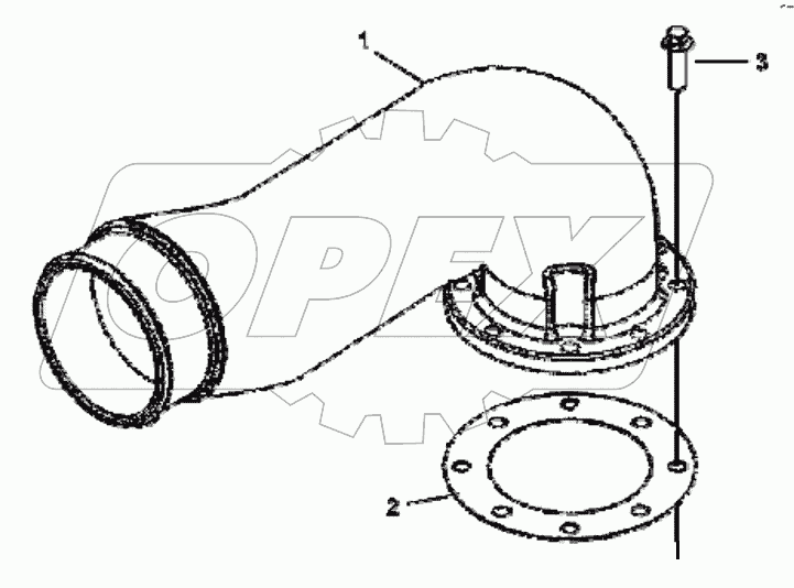  IC9450 Intake connecting piece group