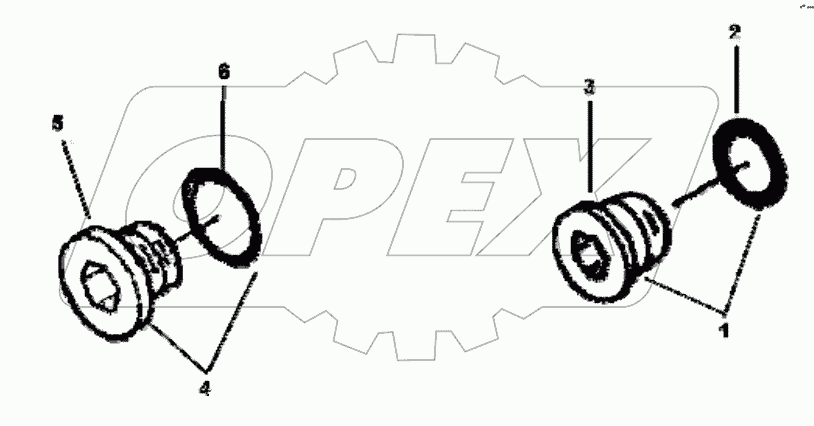  BB9216 Cylinder body cooling circuit group