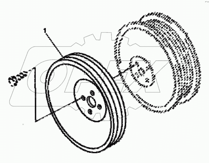  PA9001 Accessory driven pulley group