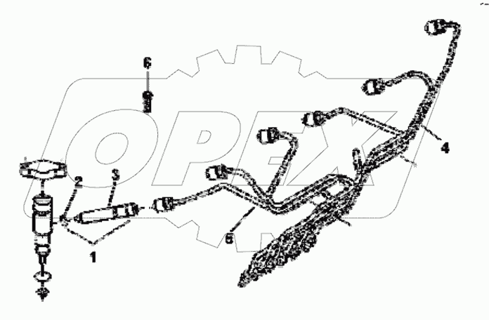  PP98698 Oil atomizer pipeline group