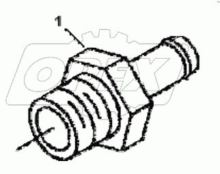 RP9042 Engine outlet pipe group