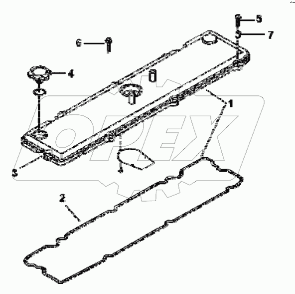  VC9775 Air valve cover group