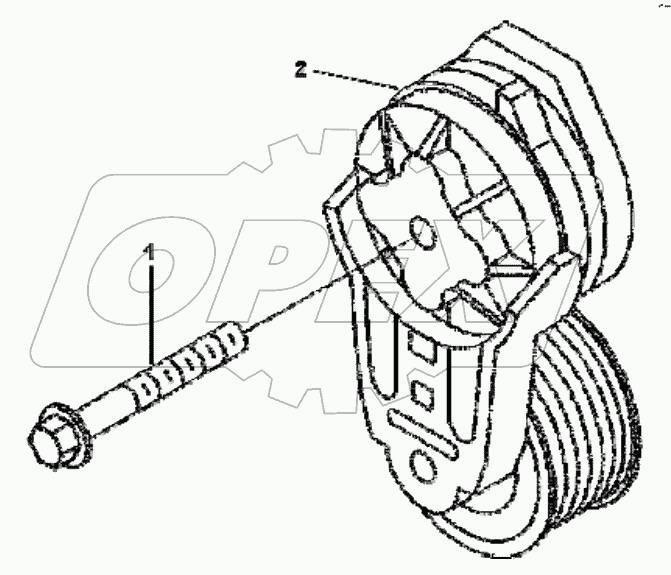  WP9916 Belt tightener group