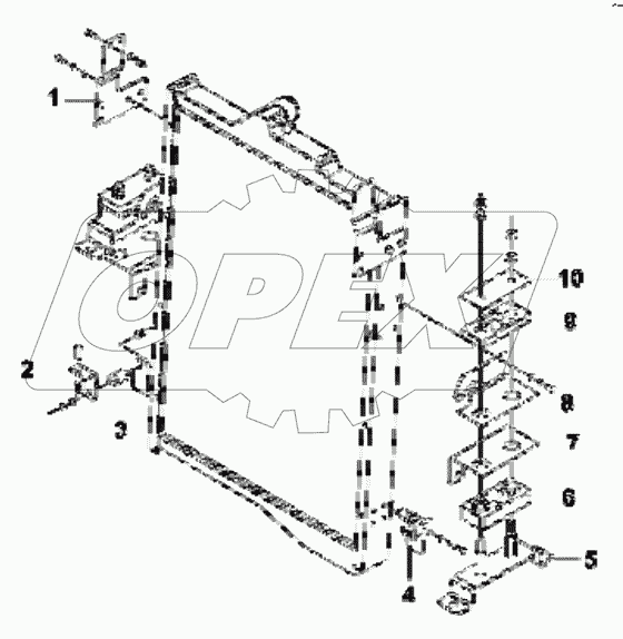  1302A-T0500 Radiator assembly group