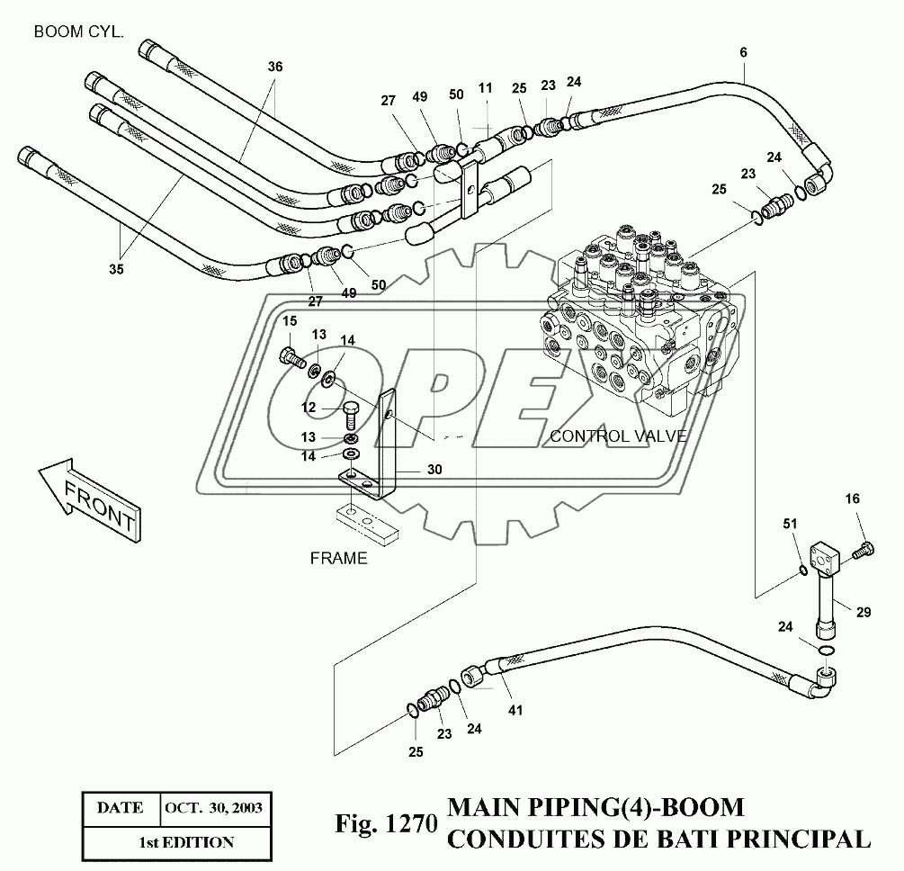 1270 Трубопроводы управления