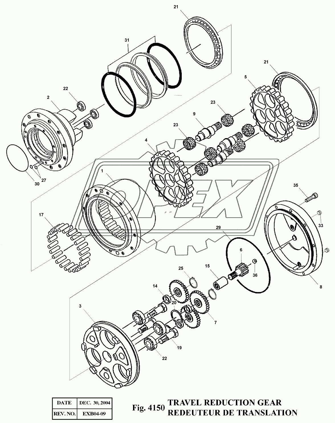 4150 Ходовой редуктор