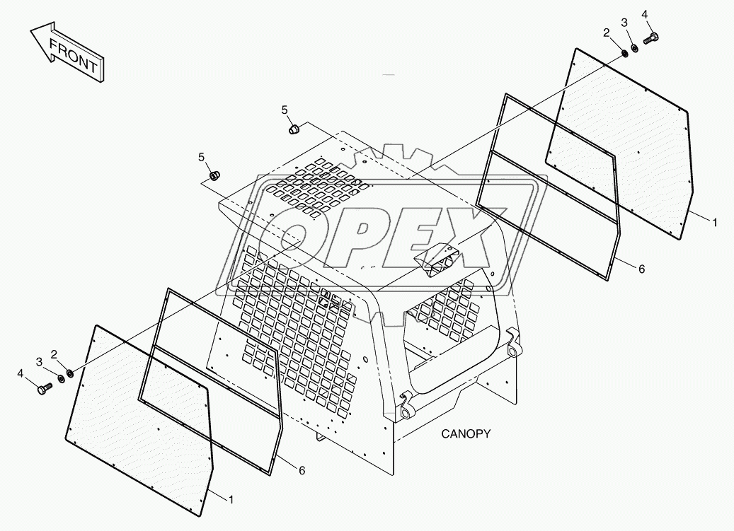 6310 Панели кабины