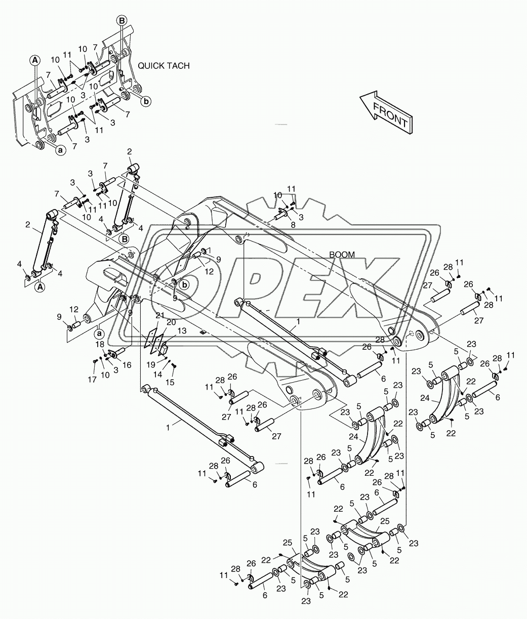 1210 Установка стрелы