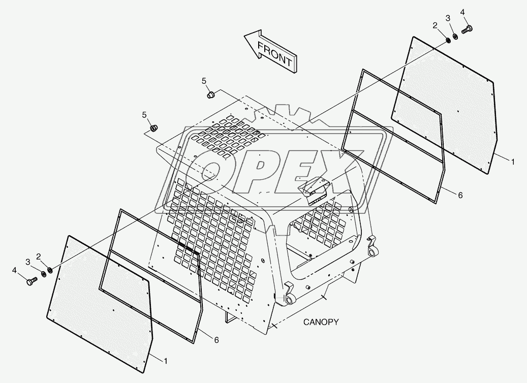 6320 Панели кабины