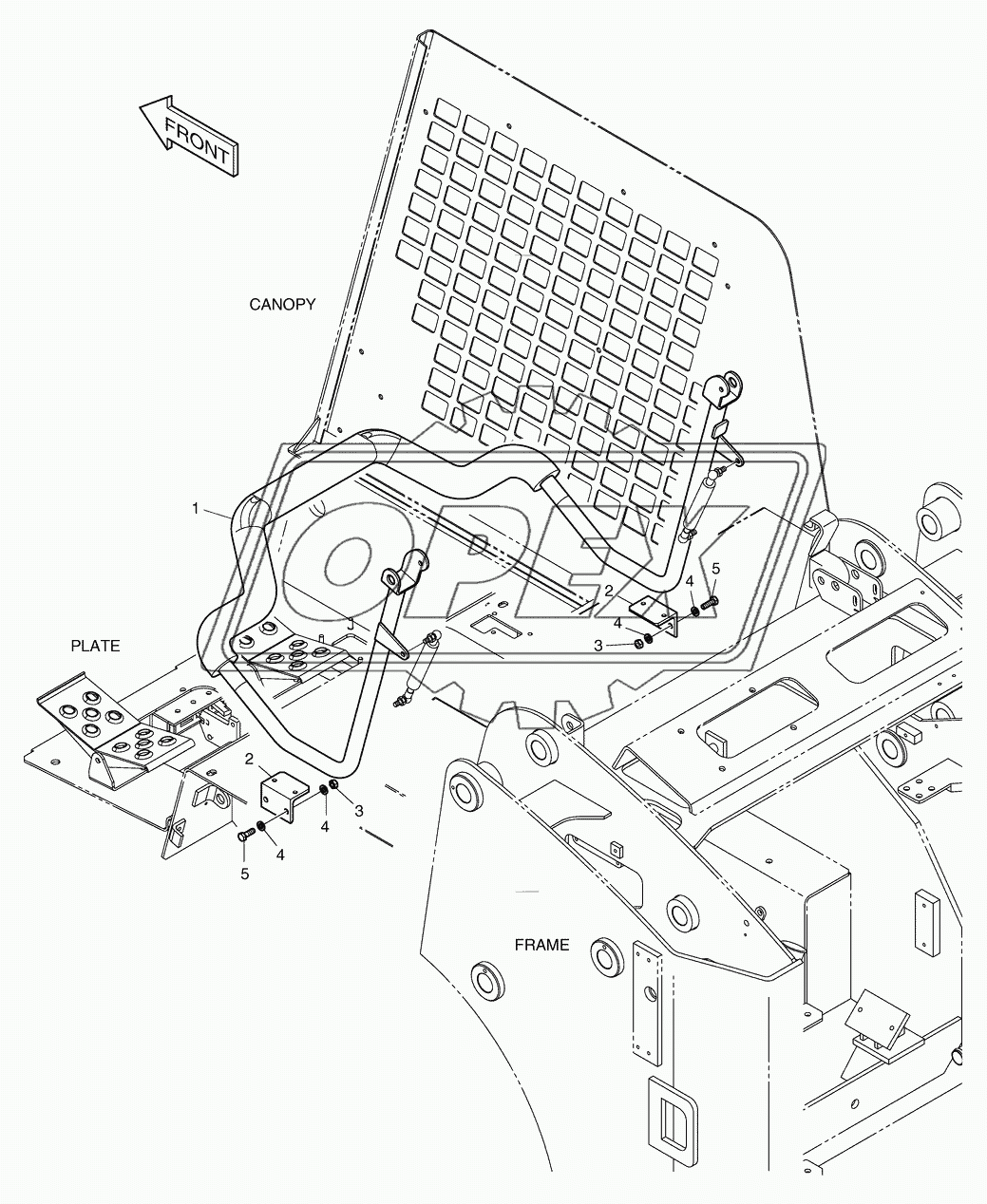 6380 Ограждение сиденья