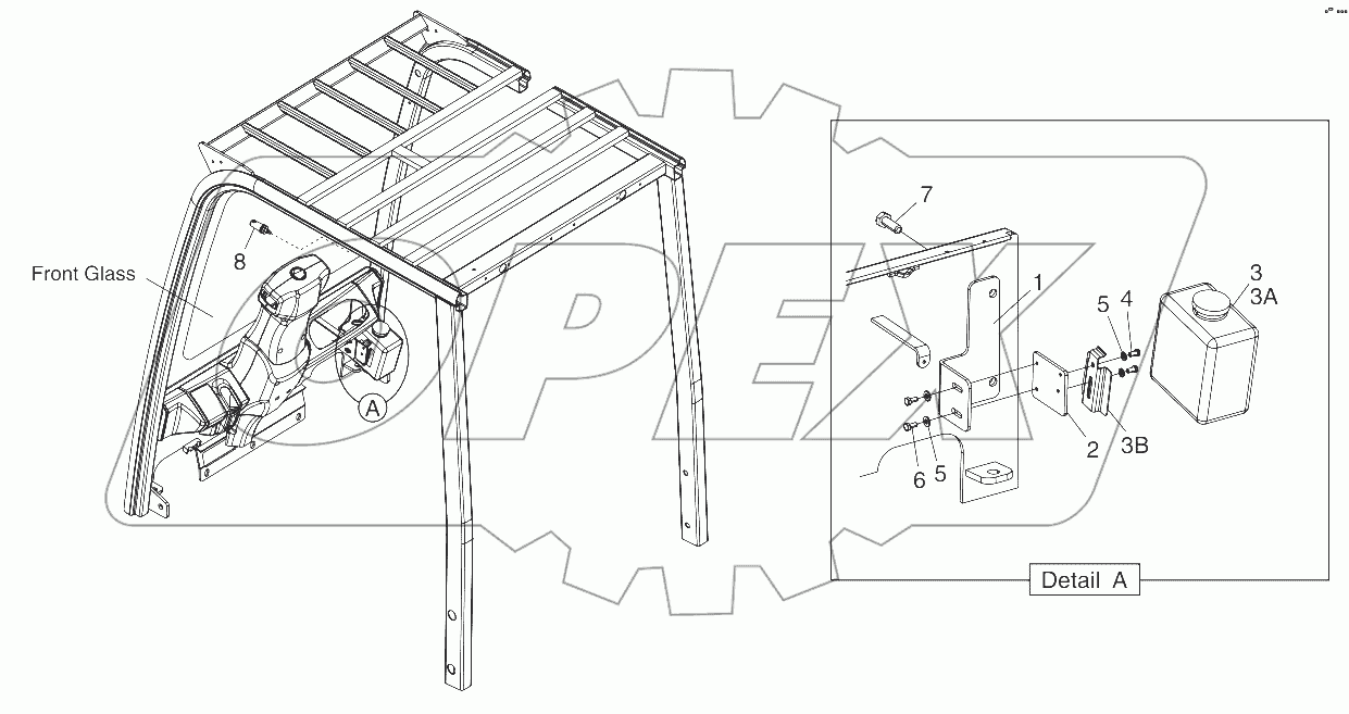  A159430 TANK GP - WASHER