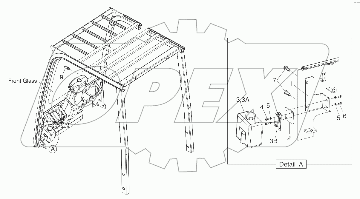  A159410 TANK GP - WASHER - WITH HEATER